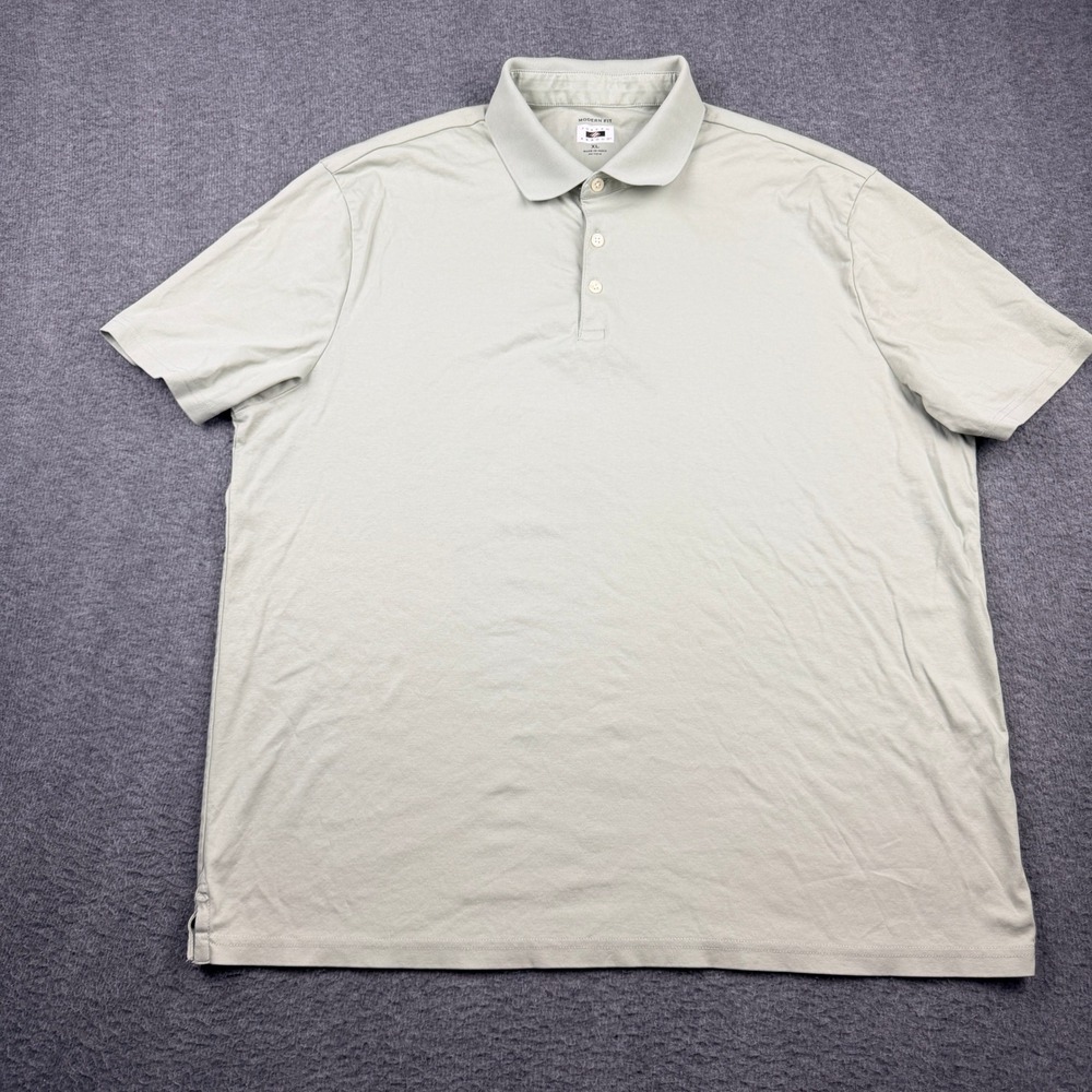 Joseph Abboud Modern Fit Polo Shirt Men's XL Sage Green Short Sleeve Casual
